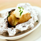 Baked potatoes in foil