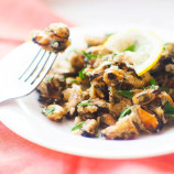 Mussels in cream — garlic sauce