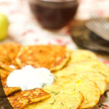 Pumpkin — cheese pancakes, baked in the oven