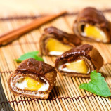 Sweet pancake rolls Sweet pancake rolls