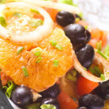 Salad with oranges and olives