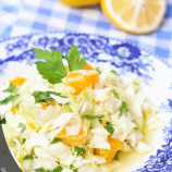 Cabbage salad with greens and oranges Cabbage salad with greens and oranges