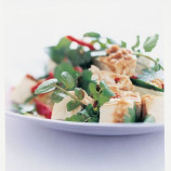 Tofu salad with peanut sauce Tofu salad with peanut sauce