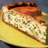 Cake with green peas Cake with green peas