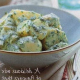 Potato salad with mango and chicken Potato salad with mango and chicken