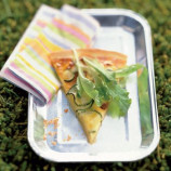 Quiche with goat cheese and zucchini Quiche with goat cheese and zucchini