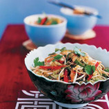 Salad with egg noodles Salad with egg noodles