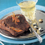 Chocolate cake with kumquat Chocolate cake with kumquat