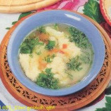 Milk soup with dumplings Milk soup with dumplings