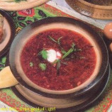 Meatless borscht with sour beets Meatless borscht with sour beets