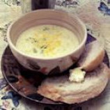 Broccoli soup with cheese Broccoli soup with cheese