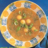 Melon soup with basil