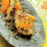 Avocado salad with sprouts Avocado salad with sprouts