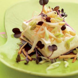 Tofu with sprouts Tofu with sprouts