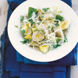 Salad with avocado and artichokes Salad with avocado and artichokes